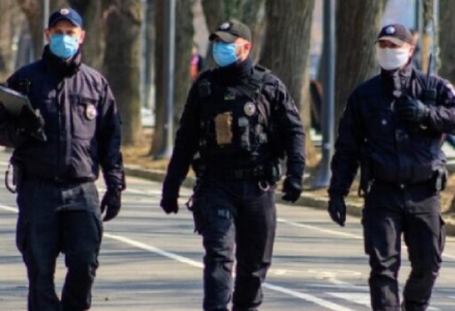 Pandemiya dövründə Ukraynanın 2000-ə yaxın polisi koronavirusa yoluxub