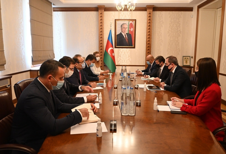 Le ministre azerbaïdjanais des Affaires étrangères s’entretient avec le secrétaire général du Conseil turc