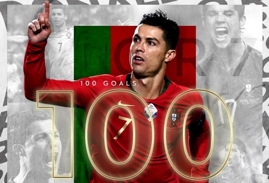 Ronaldo scores 100th goal for Portugal