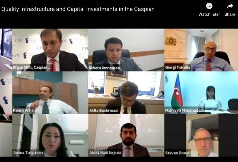En Washington se discutieron las inversiones en infraestructura en la región del Caspio