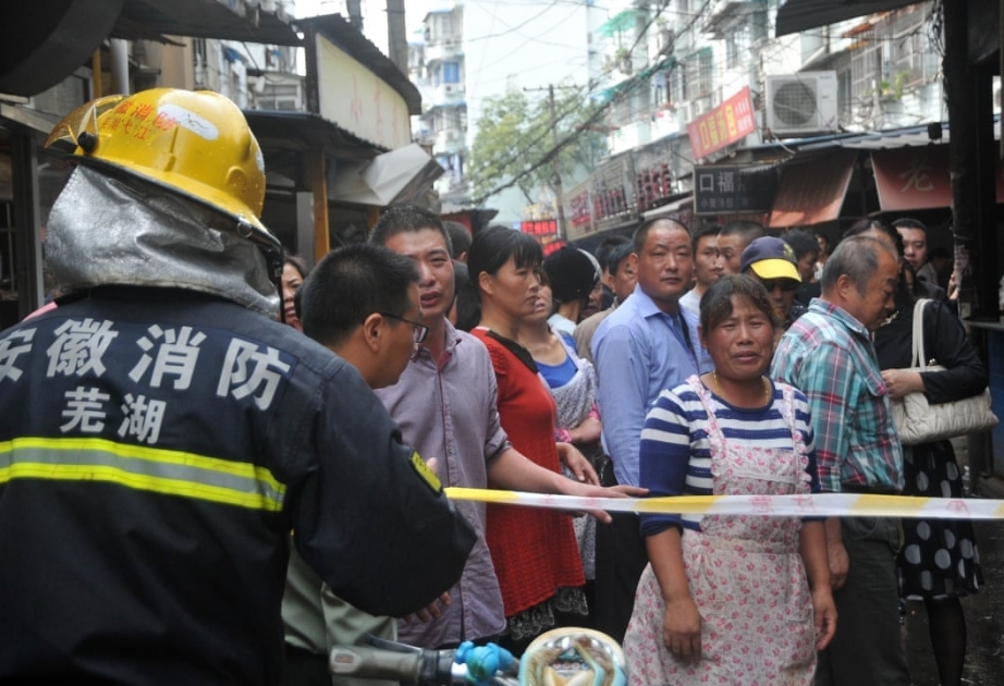 Çində güclü partlayış nəticəsində yaralananlar olub VİDEO