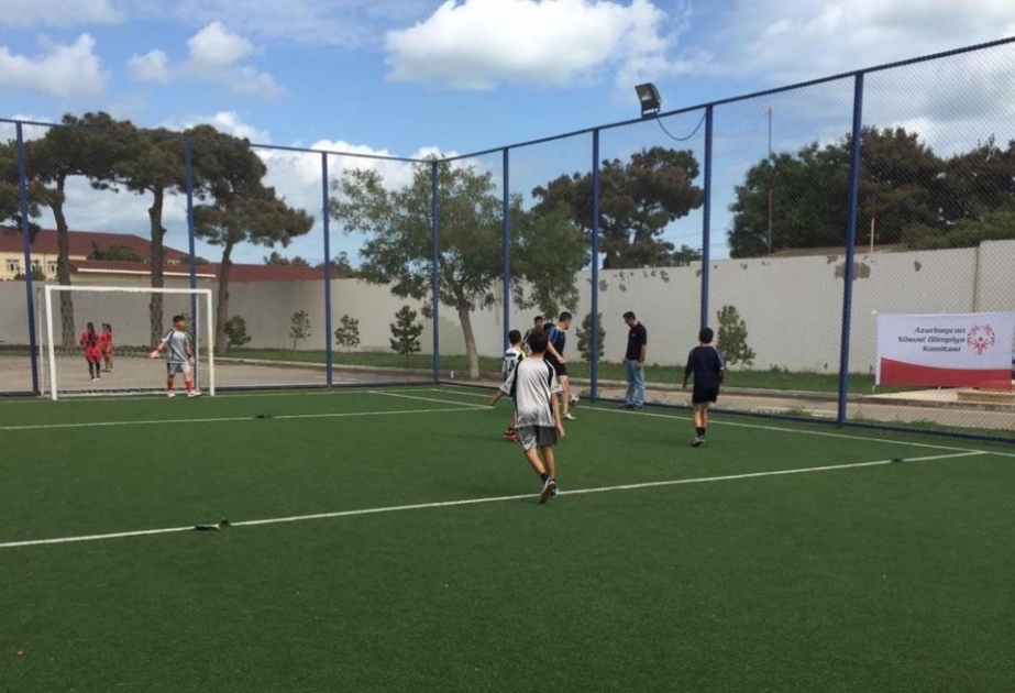 Şağan Olimpiya İdman Kompleksində oğlanlar arasında “Futbol həftəsi” turniri start götürüb