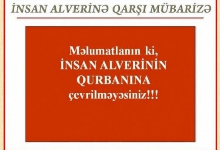 İnsan alverinə qarşı mübarizə ilə bağlı videoçarxlar hazırlanıb