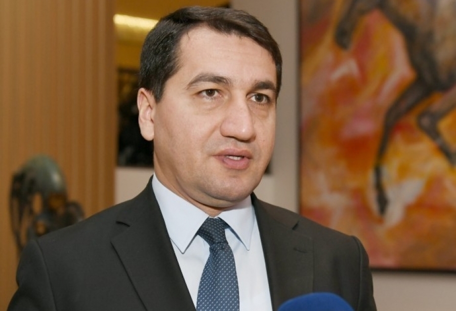 Hikmat Hajiyev: Armenia's illegal settlement policy across Azerbaijan's occupied territories is a military crime
