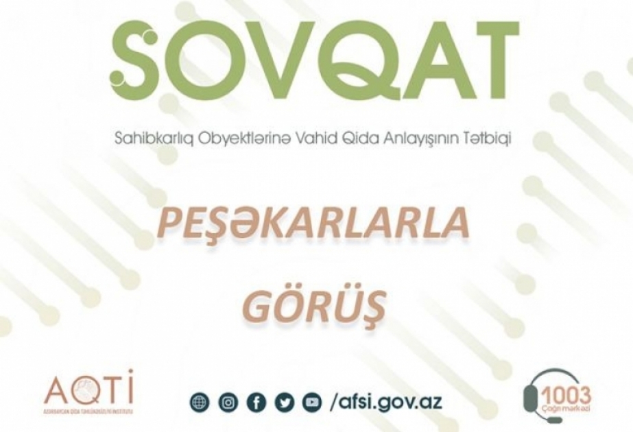 SOVQAT layihəsi çərçivəsində ilk “Peşəkarlarla görüş” saatı keçirilib