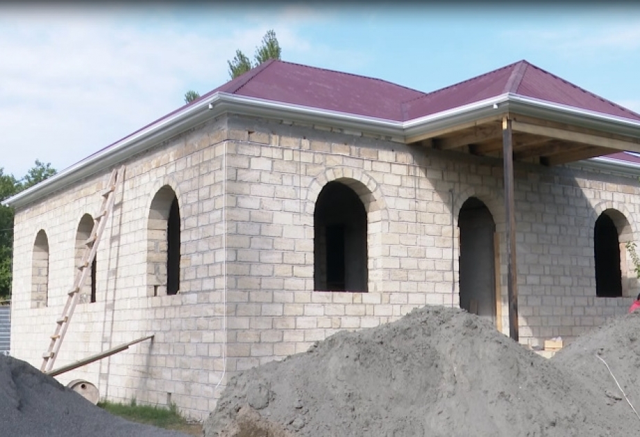 Bərdə rayonunda Qarabağ müharibəsi əlili üçün ev tikilir