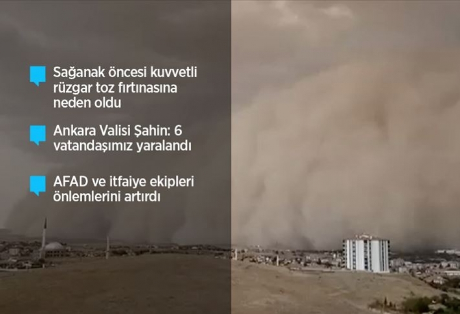 Ankarada əlverişsiz hava şəraiti bir sıra problemlər yaradıb VİDEO