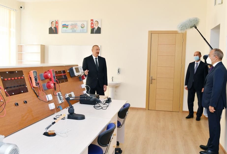 Состоялось открытие Центра профессионального образования при Сумгайытском химическом промышленном парке  В открытии принял участие Президент Ильхам Алиев  ОБНОВЛЕНО ВИДЕО