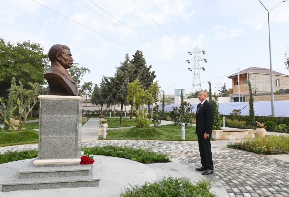 Inaugurado el parque que lleva el nombre de Murtuza Mujtarov