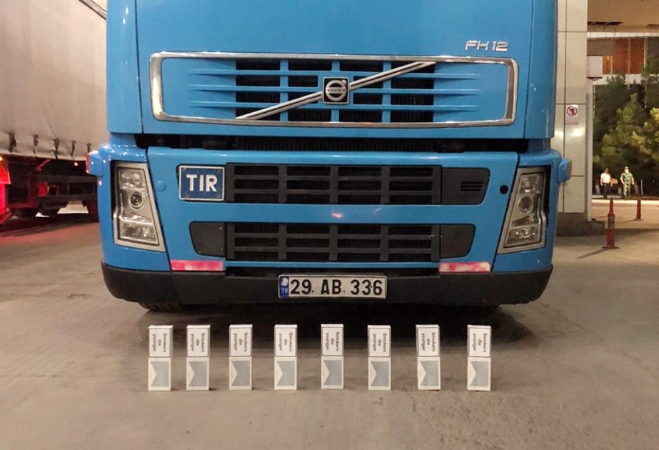 Gömrük nəzarətindən gizlədilən siqaretlər aşkarlanıb
