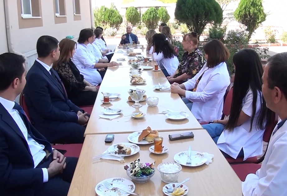Şahbuz şəhərindəki Ahıllar Evinin sakinləri tibbi müayinələrdən keçiriliblər