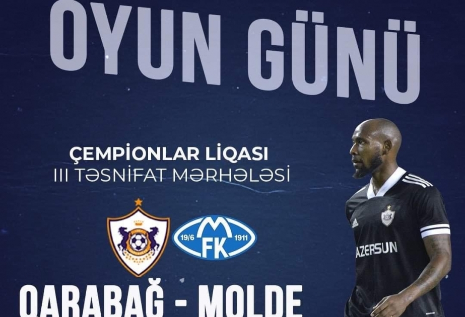 UEFA Çempionlar Liqası: “Qarabağ” “Molde” ilə qarşılaşır