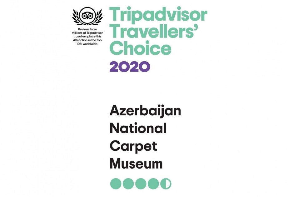 Le Musée national du Tapis d'Azerbaïdjan a de nouveau reçu le certificat TripAdvisor Travellers’ Choice