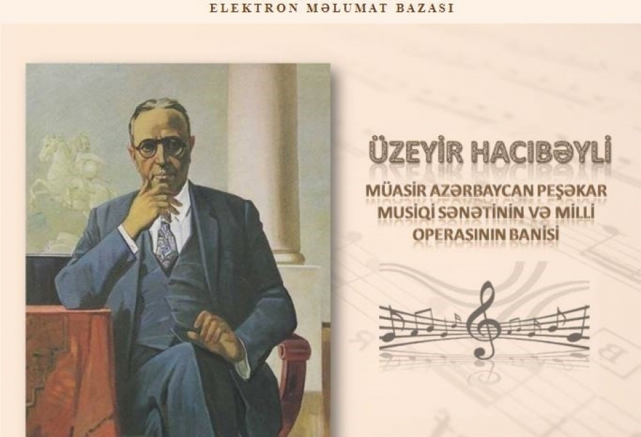 Milli Kitabxana Üzeyir Hacıbəyliyə həsr olunmuş elektron məlumat bazasını təqdim edib