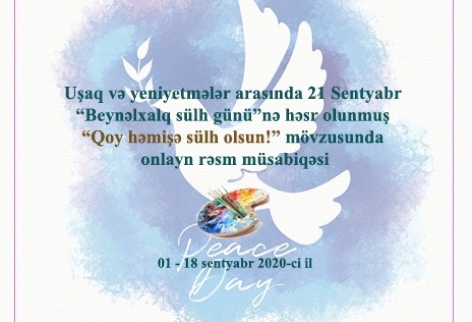 “Qoy həmişə sülh olsun!” onlayn rəsm müsabiqəsinin qalibləri məlum olub
