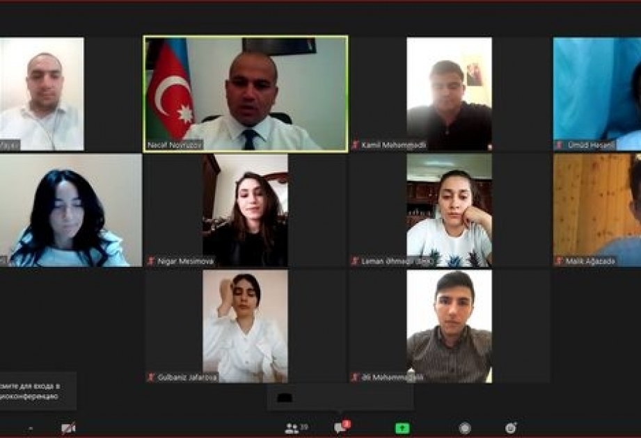 “2020-2021–Yeni çağırışlar, yeni hədəflər, yeni uğurlar” mövzusunda onlayn görüş keçirilib