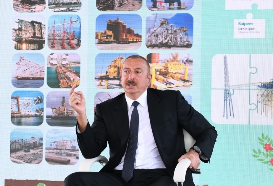 President Ilham Aliyev: The activities of our oil workers serve the interests of the Azerbaijani people