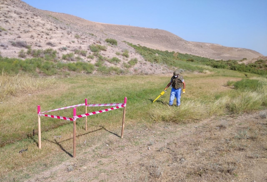 Beyləqan rayonunda PQ-7 raketinin boş motor hissəsi aşkarlanıb