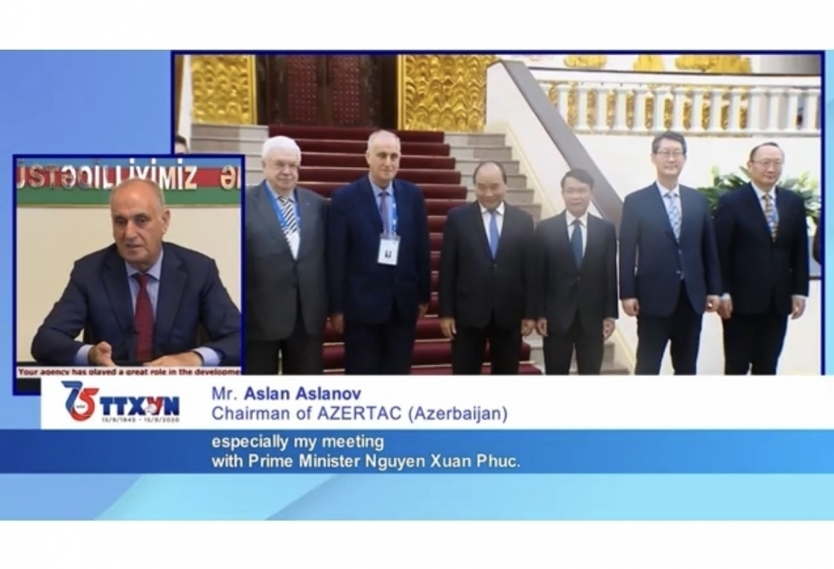 AZERTAC y VNA cooperan con éxito tanto en formato bilateral como en el seno de las organizaciones internacionales de medios de comunicación