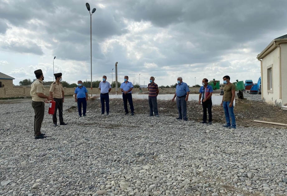 FHN-in Dövlət Yanğın Nəzarəti Xidməti “Pambıqçılığın yanğın təhlükəsizliyi” mövzusunda maarifləndirmə tədbiri keçirib
