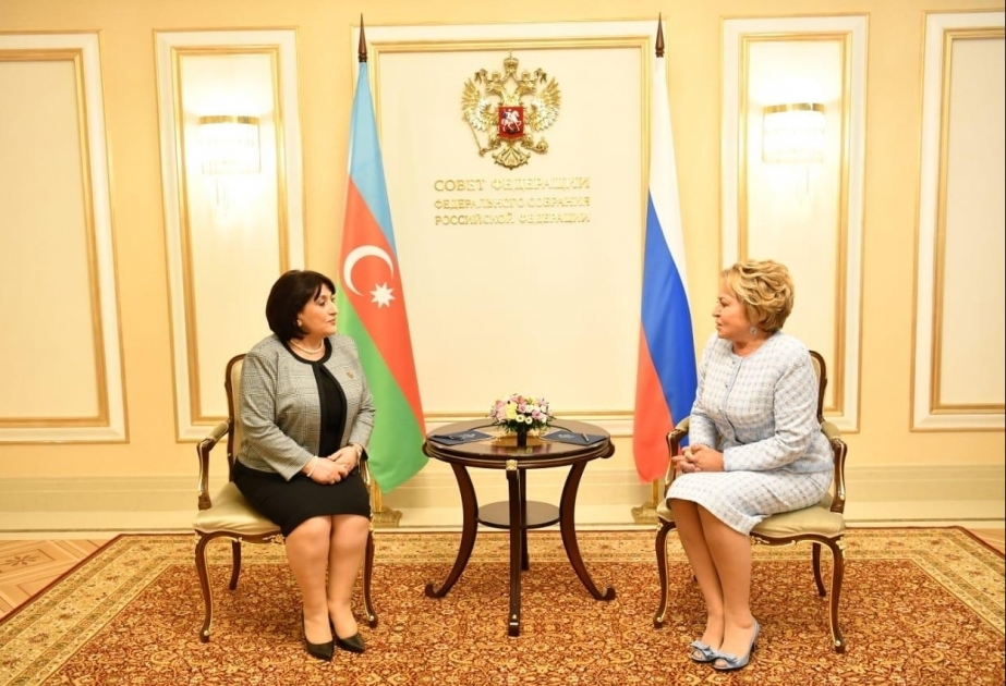 Les présidentes du parlement azerbaïdjanais et du Conseil de l'Assemblée fédérale russe se sont entretenues à Moscou