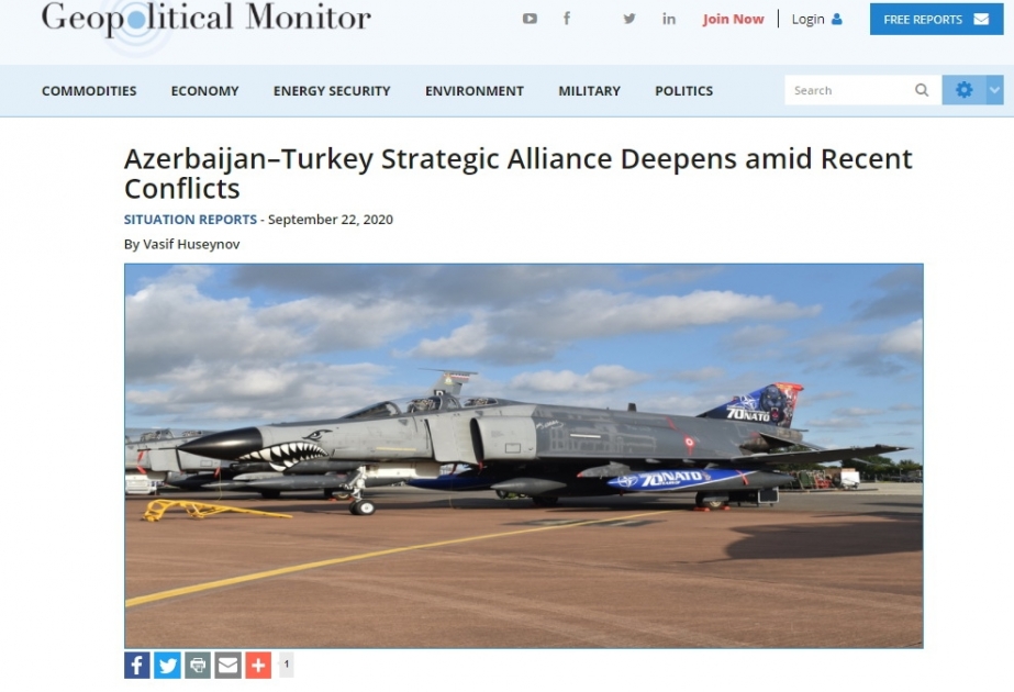 “Euractiv” portalında və “Geopolitical Monitor” jurnalında Ermənistan–Azərbaycan münaqişəsi ilə bağlı məqalə dərc olunub