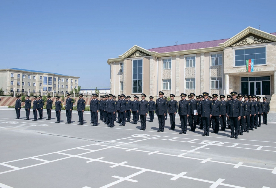 Naxçıvanda gələcək polislərin andiçmə mərasimi keçirilib