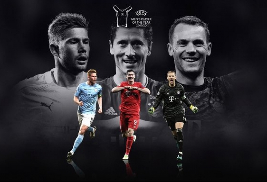 Левандовски, Нойер и Де Брюйне претендуют на звание игрока года УЕФА