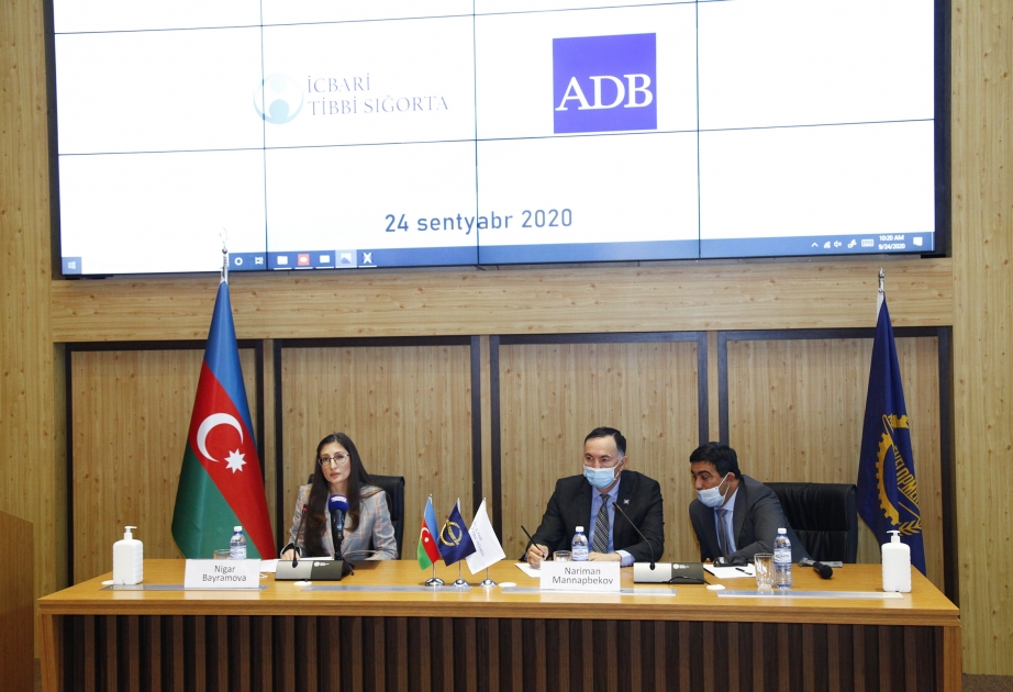 Asiya İnkişaf Bankı İcbari Tibbi Sığorta üzrə Dövlət Agentliyi ilə birgə hesabat tədbiri keçirib VİDEO
