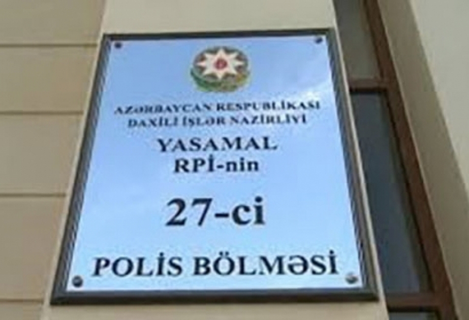 Yasamal rayonundakı parkda paytaxt sakininə qarşı soyğunçuluq edən şəxslər tutulublar