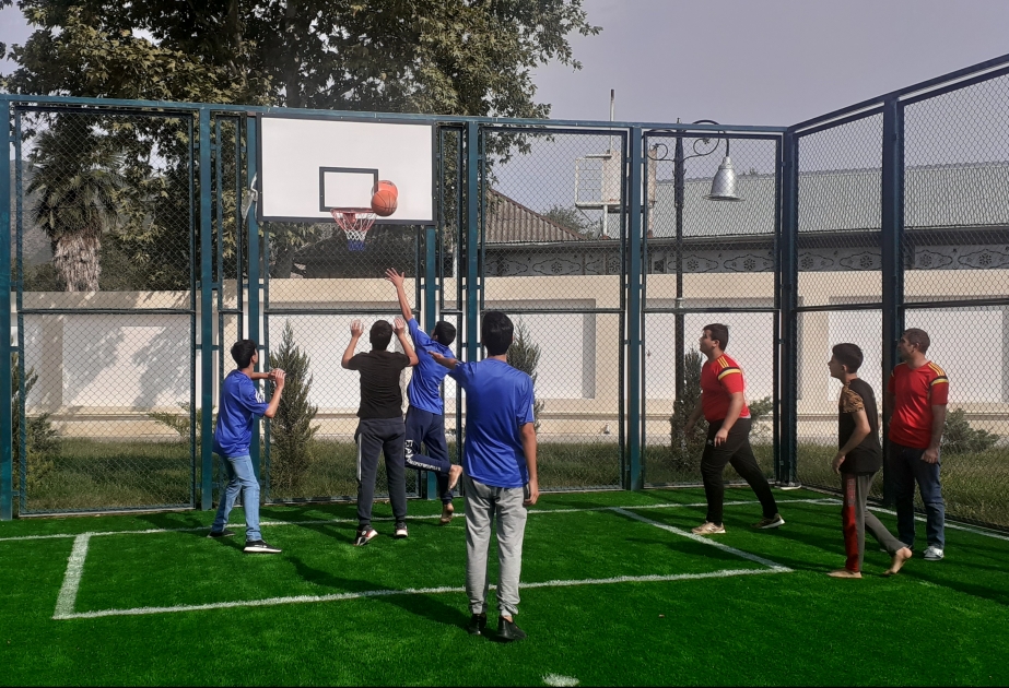 Ağsuda könüllü gənclər arasında basketbol üzrə rayon turniri keçirilib