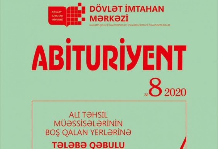 “Abituriyent” jurnalının 8-ci nömrəsi nəşr edilib