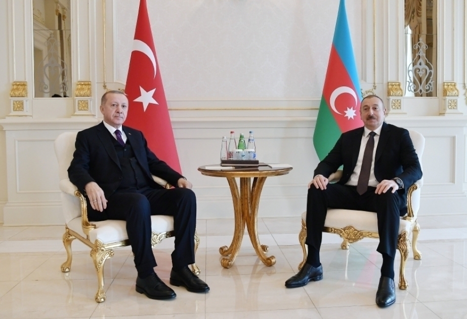 Turkish President Recep Tayyip Erdogan phoned President Ilham Aliyev