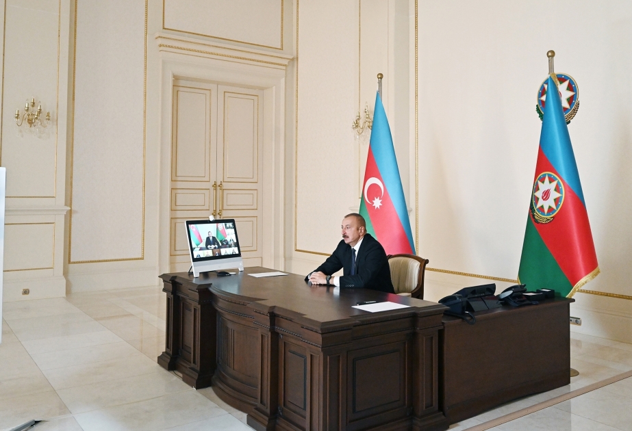 President Ilham Aliyev: As a result of our army's successful counter-offensive several settlements have been liberated VIDEO