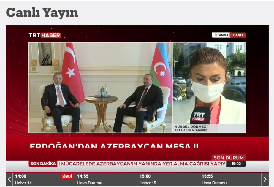 Türkiyə mediası Ermənistan ordusunun təxribatları ilə bağlı yaranmış hərbi qarşıdurmaya dair xəbərləri fasiləsiz yaymaqdadır