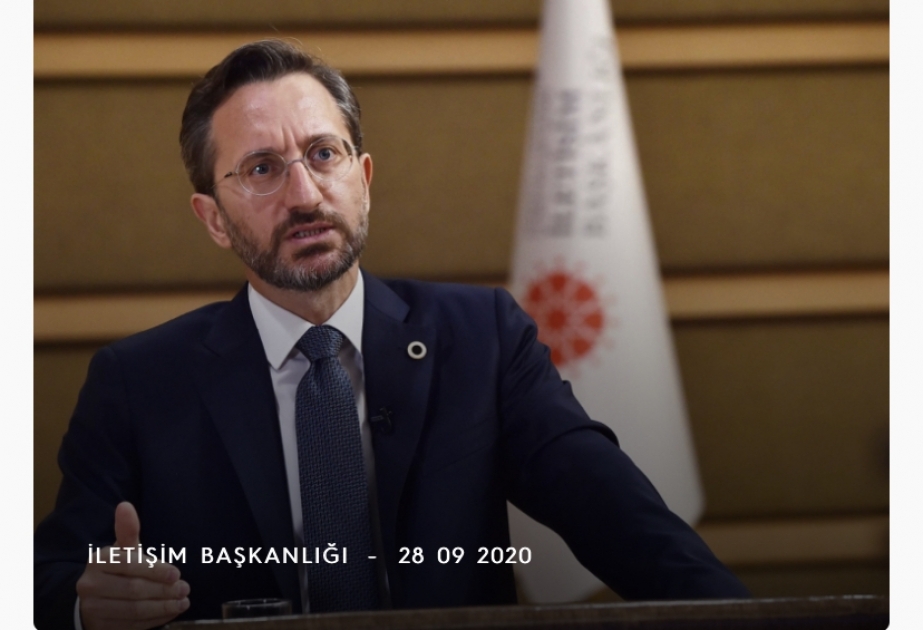 Fahrettin Altun: Dünya ölkələrini bu işğala və hücumlara qarşı Azərbaycanla həmrəy olmağa çağırırıq