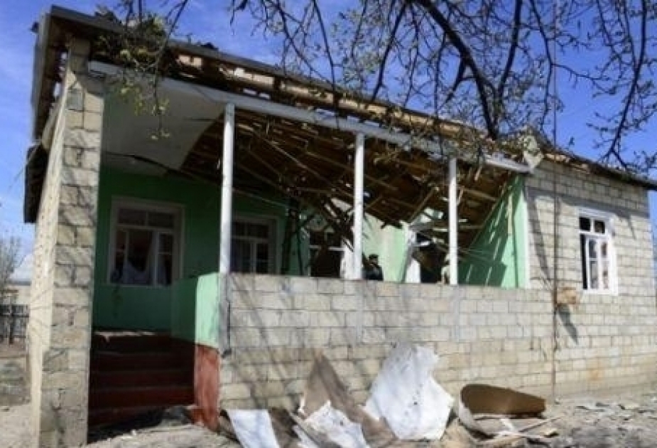 Un enemigo con artillería pesada disparó intensamente en el centro del distrito de Terter, en pueblos densamente poblados