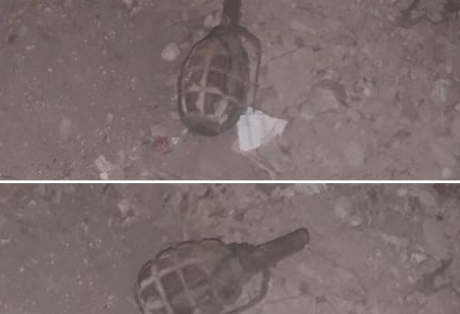 Mingəçevirdə əl qumbarası tapılıb
