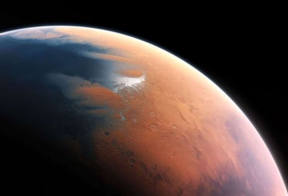 Под ледниками на южном полюсе Марса найдена сеть соленых озер
