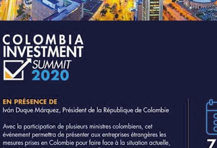 La Embajada de Colombia en Azerbaiyán invita a la VI Colombia Investment Summit