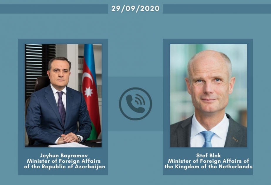 Niderlandın Xarici İşlər naziri Ermənistanın növbəti təcavüzü barədə məlumatlandırılıb
