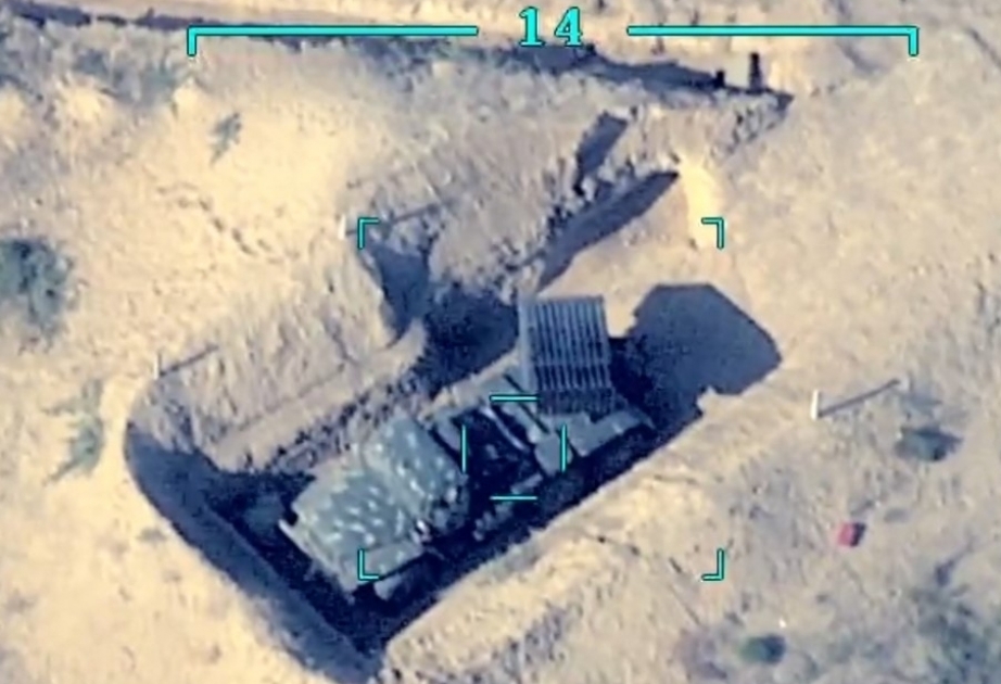Azerbaijan’s Defense Ministry releases video of Armenian military equipment destroyed in morning