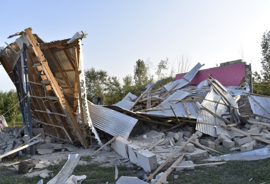 Los fascistas armenios dispararon contra las casas de los civiles en la aldea de Gazyan