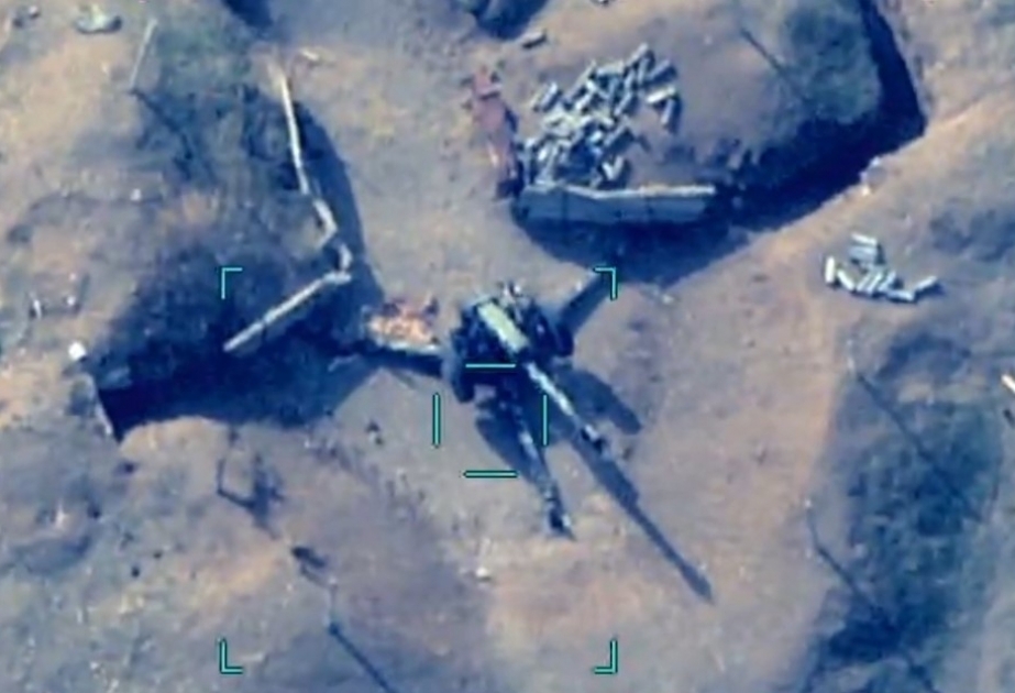 وزارة الدفاع: الجيش الاذربيجاني يدمر مدفعيات العدو (فيديو)