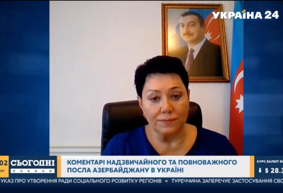 Səfir Ukraynanın məşhur telekanalındakı çıxışında Ermənistanın təcavüzkar siyasətini pisləyib VİDEO