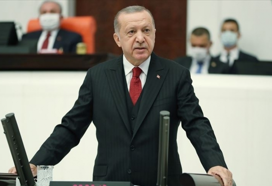 Recep Tayyip Erdogan: Dauerhafter Frieden in der Region hängt vom Rückzug Armeniens aus besetzten aserbaidschanischen Gebieten ab