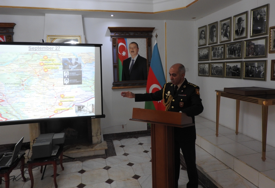 Xarici ölkələrin İrandakı hərbi attaşelik aparatının üzvlərinə Azərbaycan Ordusunun əks-hücumu haqqında məlumat verilib