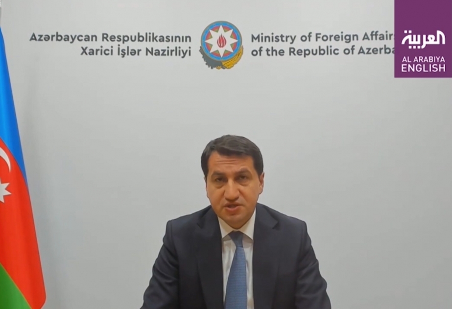 Помощник Президента Хикмет Гаджиев дал интервью телеканалу Аль-Арабия в связи с военными провокациями Армении
