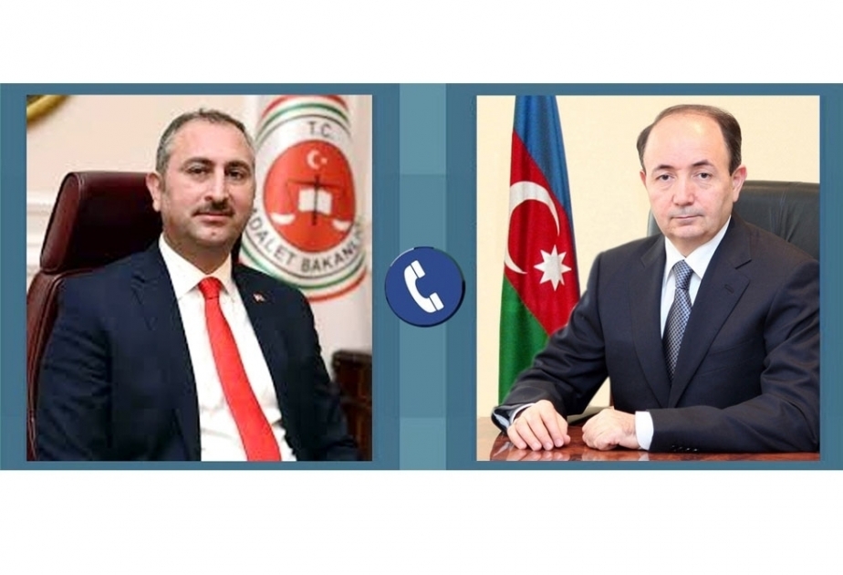 وزير العدل التركي يتصل هاتفيا بنظيره الاذربيجاني