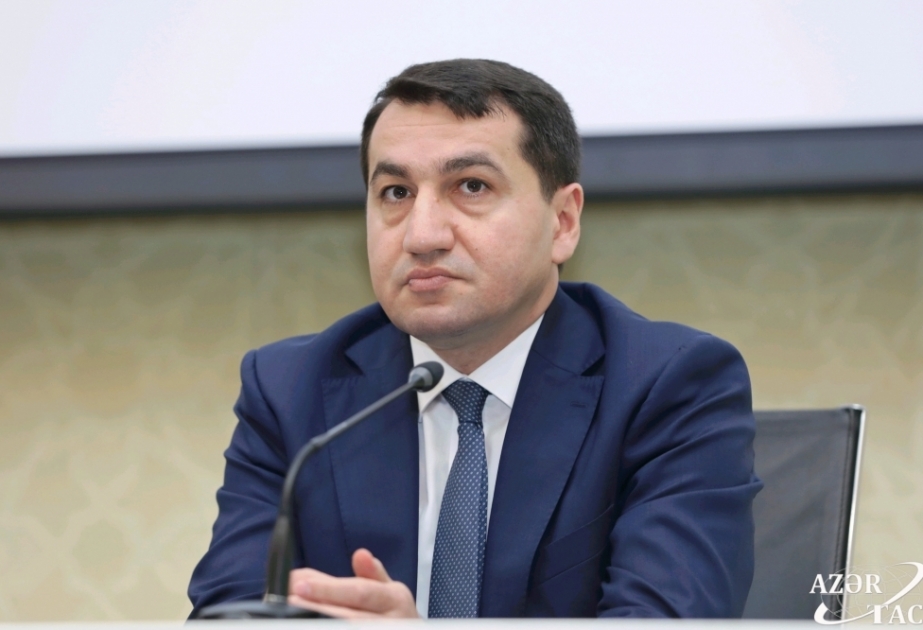 Hikmət Hacıyev: Ermənistan ordusunun Azərbaycanın yaşayış məntəqələrini və mülki əhalisini qəsdən hədəfə alması vəhşilik, barbarlıqdır